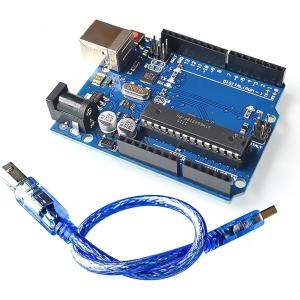 互換 Arduino UNO R3 マイコンボード ATmega328P + ATMEGA16U2 ...