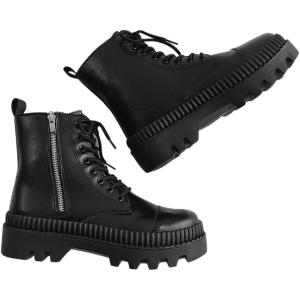 バイク ロング ブーツ メンズ レディース ライダー 特攻ブーツ 旧車 PU