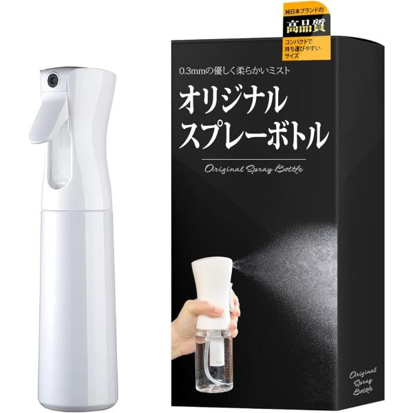 霧吹き スプレーボトル スプレー容器 アルコール対応 化粧水 ホワイトxホワイト MDM( ホワイト...