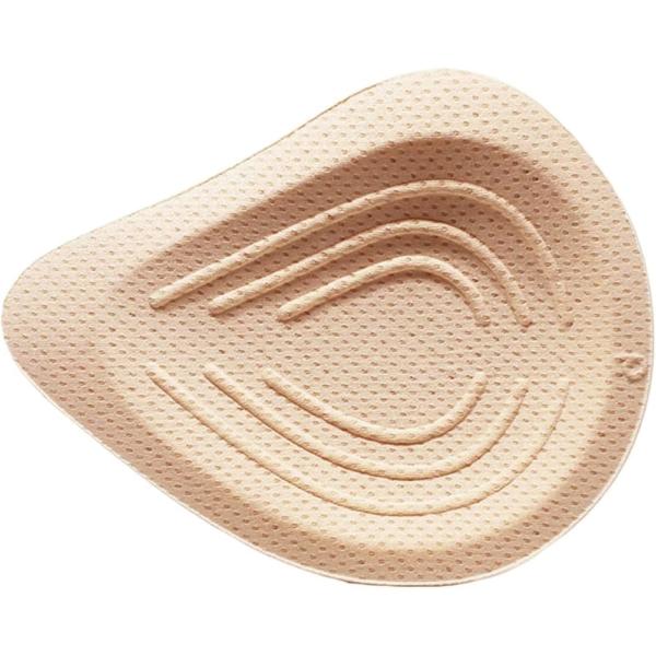 乳がん パッド 全摘 軽量 乳癌パット 螺旋型 左胸 水着 水中 軽パッド 8号左(ベージュ,  8...