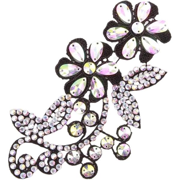 社交ダンス ヘア アクセサリー 部分 ヘアピース 髪飾り ラインストーン 小物 ラテン モダン フラ...