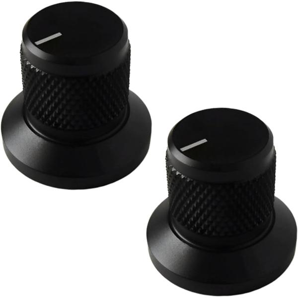 25 x 22mm コントロール ノブ ボリューム つまみ 2個 セット スピーカー アンプ シャフ...