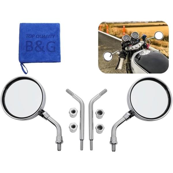 【互換品】ショートステー2タイプ入り Z2 ショートミラー 左右セット 正ネジ M10 GS400 ...