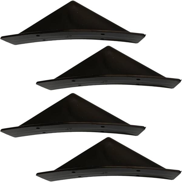 リアディフューザー 汎用 車 軽 フィン シャトル スポイラー シャークフィン 4個 カーボン YM...