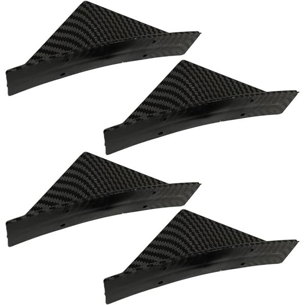 【互換品】リアディフューザー 汎用 車 軽 フィン シャトル スポイラー シャークフィン 4個 カー...