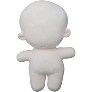 綿人形 手作り人形 ぬいぐるみ 着せ替え 無地ドール 人形ボディ( 手足短20cm)｜horikku