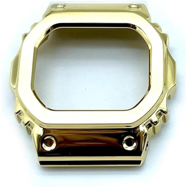 腕時計 ベゼル メタル ステンレス 汎用 5600系用 DW-5600BB( ゴールド)