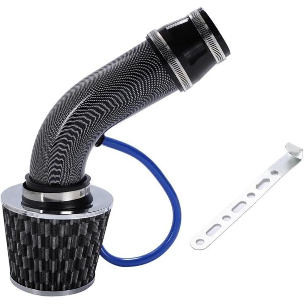 【互換品】エアフィルター セット 口径 76mm 吸気菅 自動車用 クリーナー エアインテークパイプ...