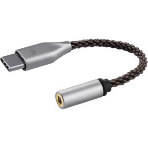 AC8G 変換ケーブル イヤホンジャック Type-C オス- 3.5mm メス 8芯 OFC( T...