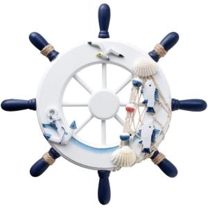 木製船の舵 小 62cm 大型インテリア アンティーク オブジェ 木製船の舵 小 62cm 大型インテリア アンティーク オブジェ