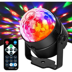 DENKO HOME ムービングヘッド ライト ウォッシュライト 7灯 RGBW