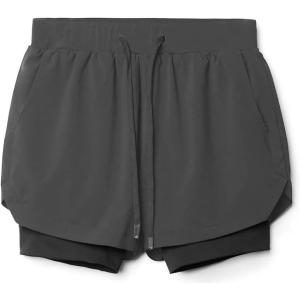 アスペルシオ タイトフィット ショートパンツ ポケット付き 短め