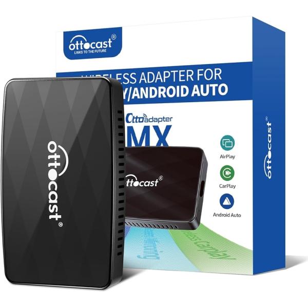 オットキャスト Ottoadapter MX ワイヤレス CarPlayアダプター Android ...