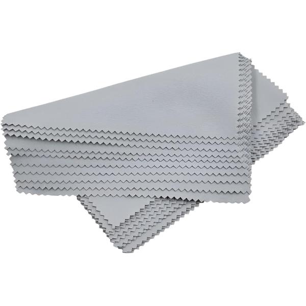 シルバー クロス 銀磨き布 汚れ落とし 艶出し アクセサリー 貴金属磨きクロス( グレー,  15x...