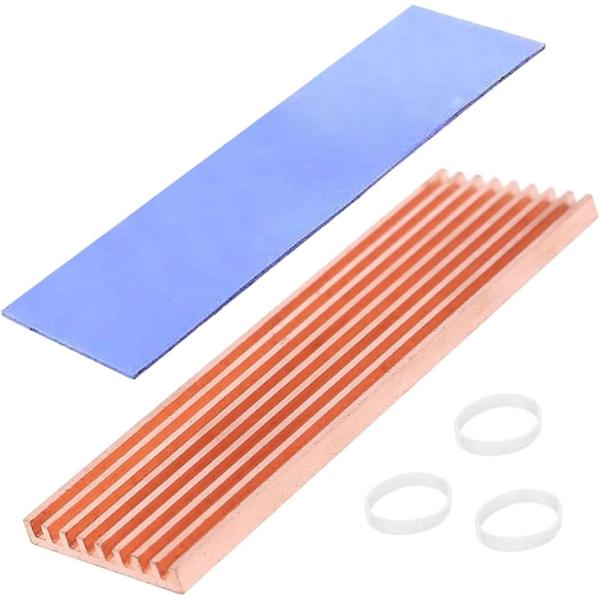 【互換品】 ヒートシンク 銅 4mm 導熱接着シート熱暴走対策 冷却ラジエーターフィン 回路基板 L...