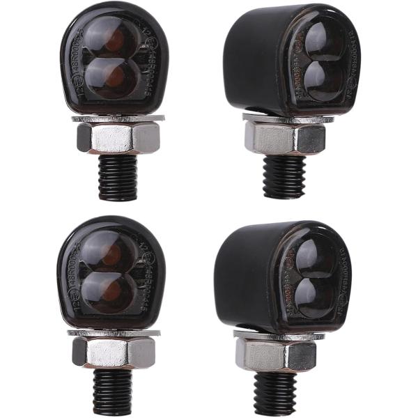 【互換品】 LED バイク ウィンカー 小型 ミニ オートバイ 2W M8 バルブ 12V カスタム...
