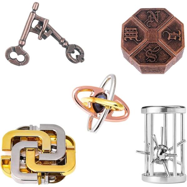 知恵の輪 大人 難易度マックス ちえのわ 謎解き リングパズル 脳トレ