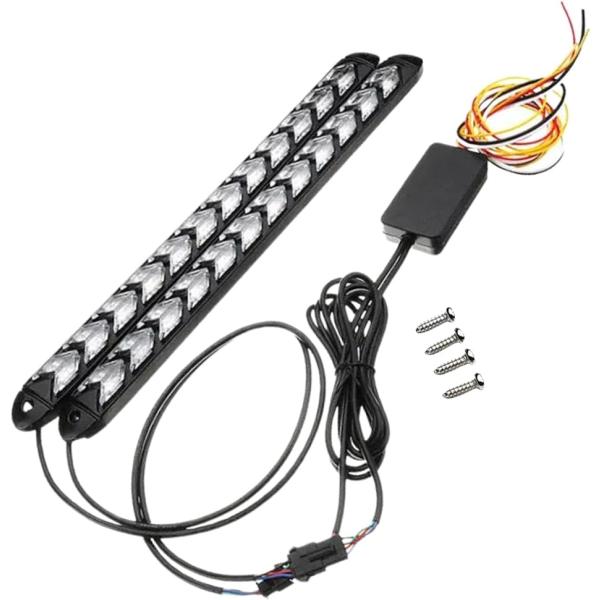 LED 流れる シーケンシャル ウインカー 汎用 デイライト 高輝度 2835 12V 橙 アンバー...