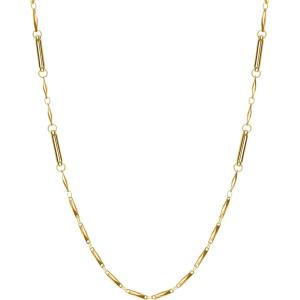 磁気ネックレス ピンク ゴールド 幅2mm 全長45cm チェーン レディース