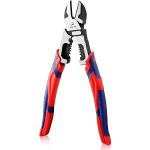 多機能ニッパー 強力ニッパー 電工 パワーニッパー 工具 ハイパワーニッパー 圧着ニッパー 電気工事...