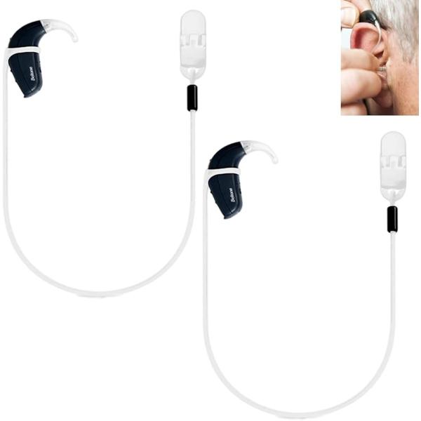 【互換品】 補聴器 ストラップ 2本セット クリップ付き 落下防止 補聴器ストラップ 子供 大人 紛...