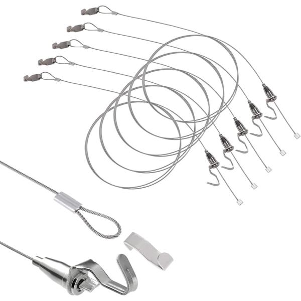 【互換品】 ピクチャーレール ワイヤー フック 分離型インテリアコーディネーター監修 耐荷重40kg...