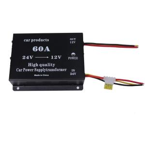 DCDC コンバーター 電圧 変換器 24V＞12V 変圧器 デコデコ ヒューズ付 過電圧保護 バッ...