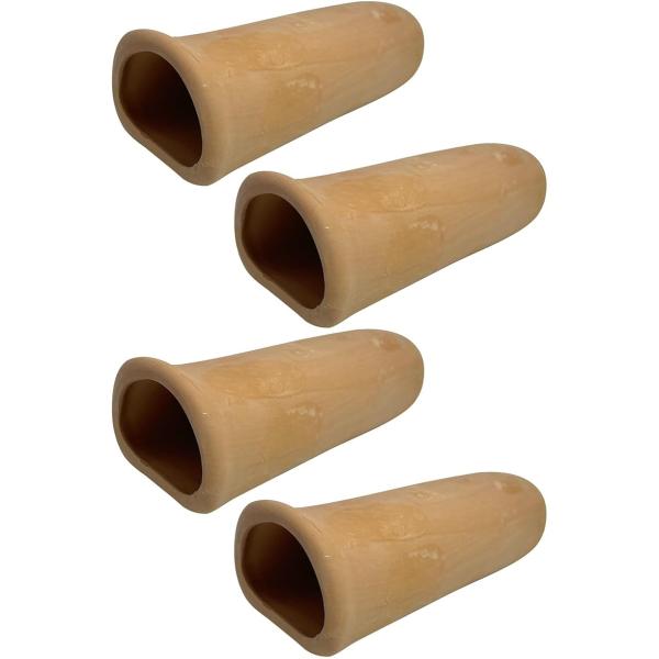 産卵 シェルター 筒 熱帯魚 アクアリウム 陶器 土管 洞窟 ザリガニ エビ プレコ 4個 セット(...