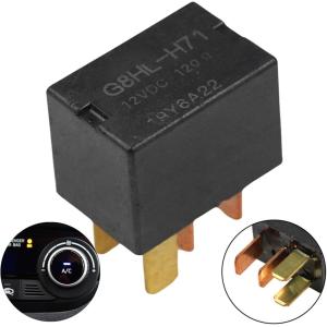 純正品互換 12V A/Cリレー エアコンリレー マグネットクラッチ フォグ パワーウィンドー スターター 4ピン 4極端子｜スピード発送 ホリック