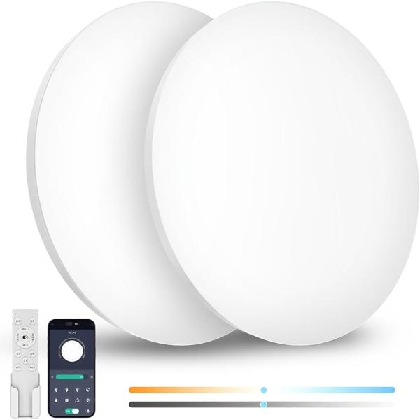 LED シーリングライト 28W 3600lm 調光調色 リモコン操作 スマホAPP操作 (a00....