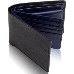 スティングレイ革 エイ革 編み込みラウンドファスナー長財布(Black