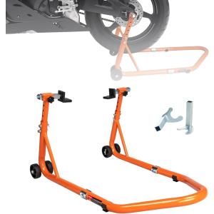 メンテナンススタンド 高さ調整機能付き バイクスタンド メンテナンススタンド フロント高さ5段階調整式＆リア
