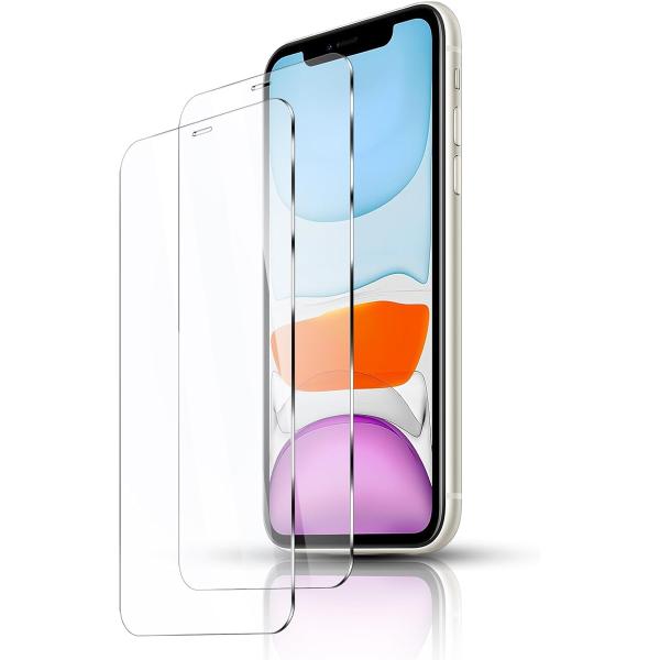 2枚iPhone 11 / XR 6.1インチ ガラスフィルム 日本AGC素材採用強化ガラス 硬度9...