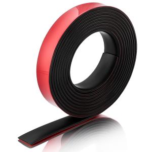 Factus ゴムシート 粘着付き ゴム板 ゴムテープ 10mm厚 25mm×3m NBR 黒 