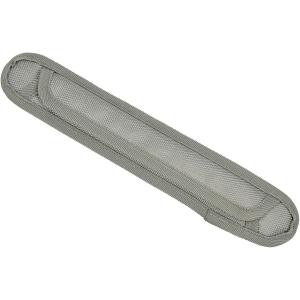 ショルダーパッド 30x5cm スリム 細 くい込み軽減 クッションカバー 肩パッド 裏メッシュ MDM(グレー,  ロング)