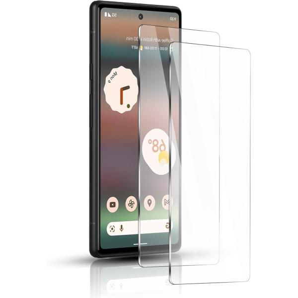 Google Pixel 6a ガラスフィルム 2枚 ラウンドエッジ加工 5G 硬度9H 耐衝撃 気...