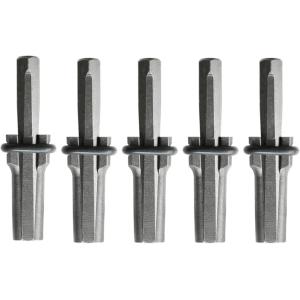 ストーンスプリッター５個セット 18mm ストーンオープナー くさび 採石ツール 石割 岩 大理石 ...