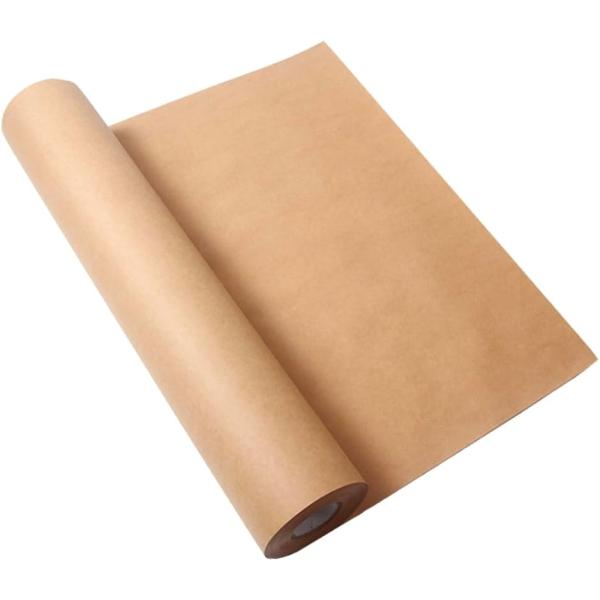 クラフト紙 ロール ラッピングペーパー 大判 クラフトペーパー 包装紙 緩衝材 梱包材 花束 (ブラ...
