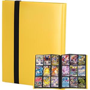 PAKESIスターカードカードファイル9ポケット 360枚収納( ブラック