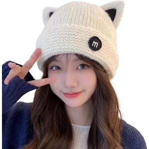 Bg3 猫耳ニット帽 帽子 サブカル系 y2k 地雷系ファッション(ピンク