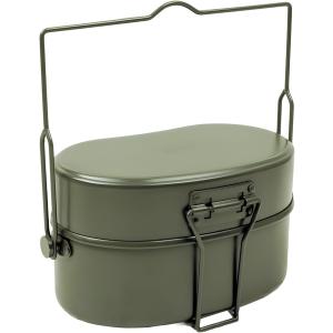 スイス軍 アルミ 飯盒 3ピース ブラック USED EE827NN 飯ごう はんごう