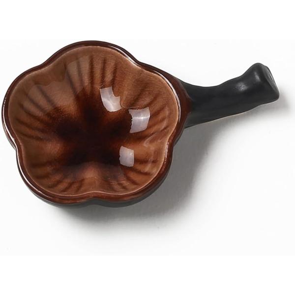 硯 墨池 コンパクト ミニ すずり 筆置き ミニ筆置き 水彩 書道 持ち運び 習字(茶)