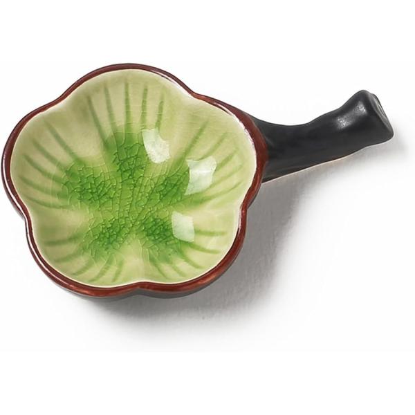 硯 墨池 コンパクト ミニ すずり 筆置き ミニ筆置き 水彩 書道 持ち運び 習字(緑)