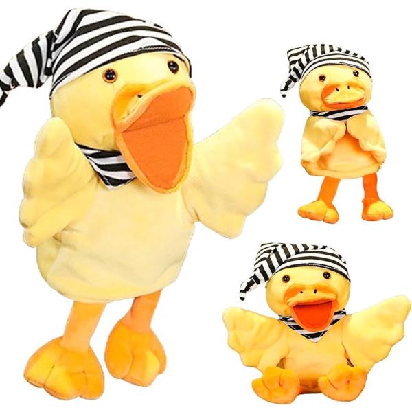 ハンドパペット ぬいぐるみ 人形 人形劇 腹話術 子供 犬 猫 ペットが喜ぶ 授業 手足 口が動く ...