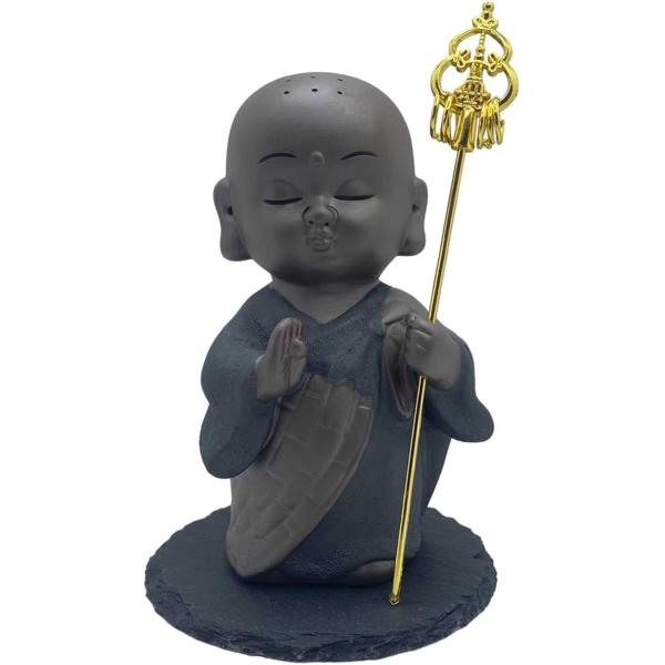 お地蔵様 手のひらサイズ 地蔵菩薩 台座付き ミニ お地蔵さん 置物 水子供養 仏像 守り神 厄除け...