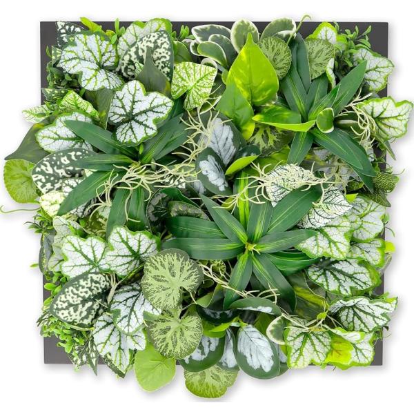 フェイクウォールグリーン インテリア 光触媒加工 抗菌消臭 日本製 壁掛け 観葉植物 Spring ...