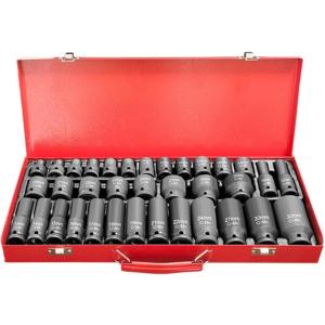 インパクトレンチソケットセット 1/2 12.7mm 六角 ディープ ビット