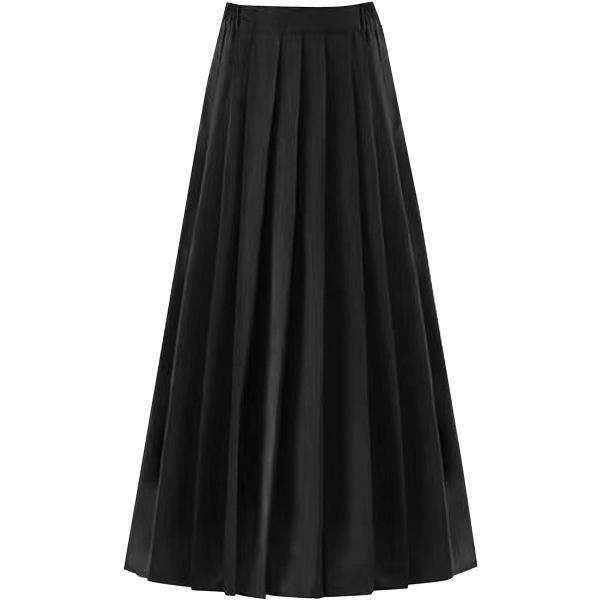 80cm プリーツスカート ロング 制服 マキシ丈 大きいサイズ 女子高生 女番長 スケバン( ブラ...