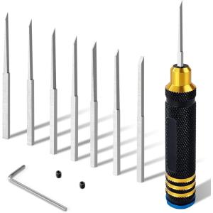 タガネ スジボリ スジ彫り 筋彫り ガンプラ ミニ四駆 フィギュア