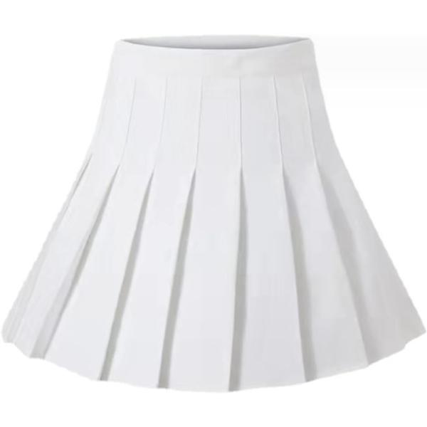 プリーツスカート ミニ インナー付き 制服 学生服 コスプレ 小学生 XXXL 白( ホワイト,  ...